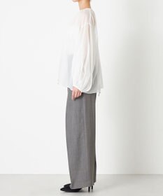 NAVE 【Nave】ブライトシアーボイル ギャザーブラウス