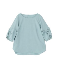 YECCA VECCA ハシゴレースタックスリーブブラウス