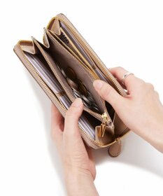 TOPKAPI 【TOPKAPI】角シボ型押し・ ラウンド 長財布 COLORATO コロラート