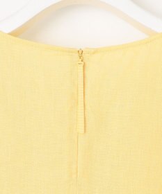 自由区 【XSサイズ～/洗える/セット可】エンブロイダリーリネンフレア袖 ブラウス