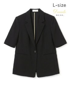 BEIGE， 【Lsize・セットアップ対応】CINDY / ハーフスリーブジャケット