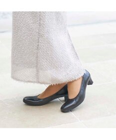 ing <ing>【WEB限定】ブラックプレーンパンプス