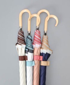 AURORA BLAO（ブラオ）オーガンジー切継ぎ晴雨兼用傘（1段スライドショート傘）