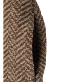 CRAFT STANDARD BOUTIQUE ウール混ガンパッチロングコート