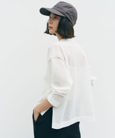 UNFILO シアーフォルムニット クルーネック