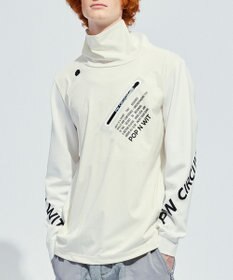 PW CIRCULUS 【防風/防寒】【MEN】オフタートルロングスリーブカットソー
