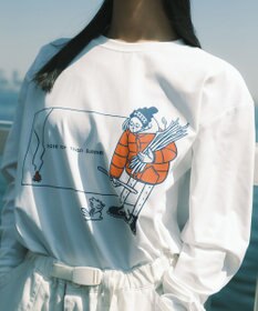 SHARE PARK LADIES 【LADIES】吸水速乾 フロントプリントTシャツ