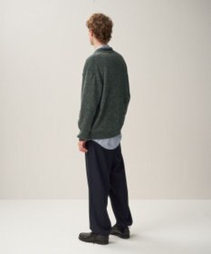 ATON BABY ALPACA LINEN | ジップアップポロセーター - UNISEX