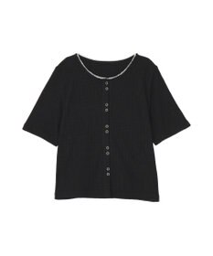 earth music&ecology チェーンリブラメカットソー