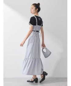 earth music&ecology マルチウェイビスチェリボンキャミワンピース