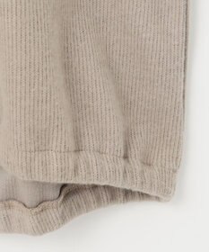 ANY L リブ起毛モックネックプルオーバー