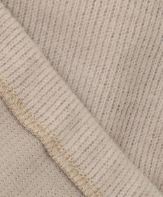 ANY L リブ起毛モックネックプルオーバー