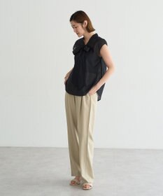 YECCA VECCA サイドラインパイピングストレートパンツ