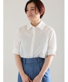 Te chichi ミニフリルトリムカラーブラウス