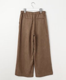 J.PRESS LADIES L マイクロライトスエード ワイド パンツ