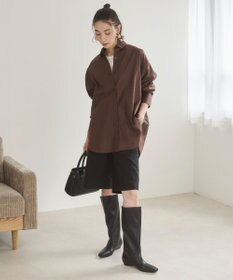WEGO 【ANGIE VINTAGE】レザーライクシャツ＆スカートセットアップ