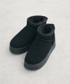 Green Parks ・minia フェイクムートンショートブーツ