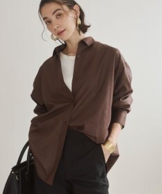 WEGO 【ANGIE VINTAGE】レザーライクシャツ＆スカートセットアップ
