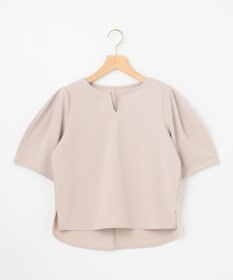 組曲 S 【WEB限定】ジョーゼットジャージーランタンスリーブ5分袖 ブラウス