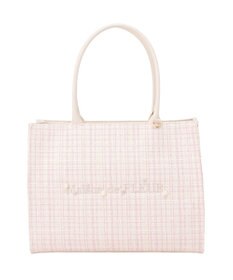 Maison de FLEUR ビジューツイードスクエアトートバッグ