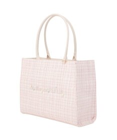 Maison de FLEUR ビジューツイードスクエアトートバッグ