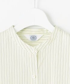 J.PRESS LADIES L 【洗える】BEZ VEGA バンドカラー ブラウス