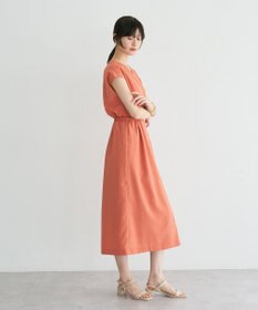 YECCA VECCA リネンライクスキッパーワンピース