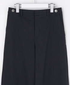 J.PRESS LADIES セルロースリネンストレッチ セミワイド パンツ