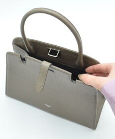 blancle シュリンクレザー ワンハンドルフォーマルバッグ