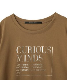 YECCA VECCA 【UVカット】ワイドスリーブ箔プリントTee