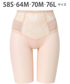 WACOAL ガードル 【肌リフト】 ムレにくい 下半身のたるみをリフトアップ ロング丈 一枚ばき可能 Qサイズまで対応 大きいサイズ レディース GRC472 /ワコール