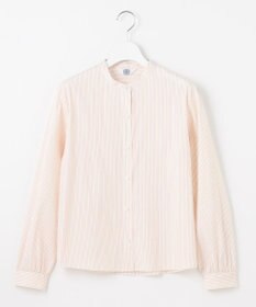 J.PRESS LADIES L 【洗える】BEZ VEGA バンドカラー ブラウス