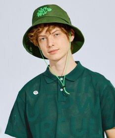 PW CIRCULUS 【手洗い洗濯可 / 小さくたためる】【UNISEX】NEW！ポケッタブルバケットハット  ゴルフ