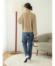 earth music&ecology テーパードデニムパンツ