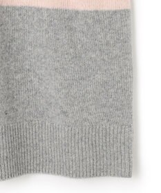 23区 【洗える】ウールナイロン カラーブロック ニット