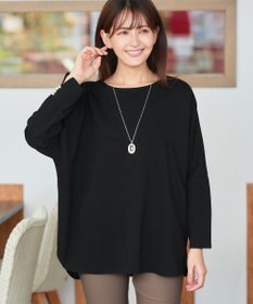 Tiaclasse L 【洗える】袖パールドルマントップス