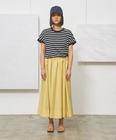 J.PRESS YORK STREET 【WOMEN】シアーフレアギャザー スカート