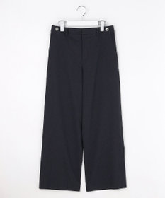 J.PRESS LADIES セルロースリネンストレッチ セミワイド パンツ