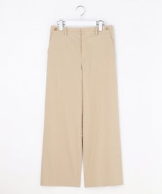 J.PRESS LADIES セルロースリネンストレッチ セミワイド パンツ
