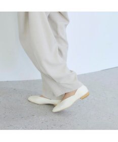 MODE ET JACOMO <carino>スクエアトゥフラットパンプス