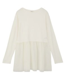 earth music&ecology 【吸湿発熱】あったかフェミニンインナー（チュールヘム）