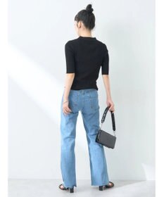 earth music&ecology リブコンパクトカーディガン