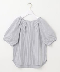 ANY SIS L 【洗える】ランタンスリーブサッカー ブラウス