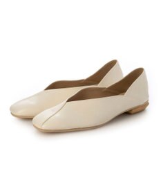 MODE ET JACOMO <carino>スクエアトゥフラットパンプス