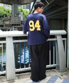 WEGO 【ユニセックス着用ITEM】ナンバリングフットボールBIG　T（LS）