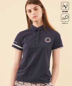 23区GOLF 【WOMEN】【吸水速乾/UVカット】エイトロックポロシャツ