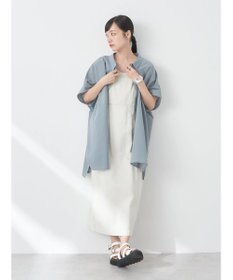 earth music&ecology 配色ステッチＢＩＧシャツ