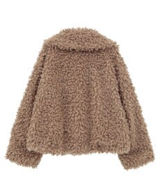 earth music&ecology プードルファーショートブルゾン