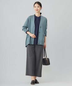 J.PRESS LADIES 【WEB限定カラーあり】T/Rアルガンシルク ワイド パンツ