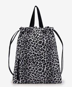 LeSportsac TH CITY KNAPSACK/アップタウンレオパード/ブラック